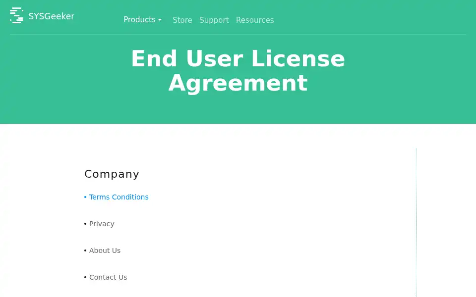 Screenshot of sysgeeker.com