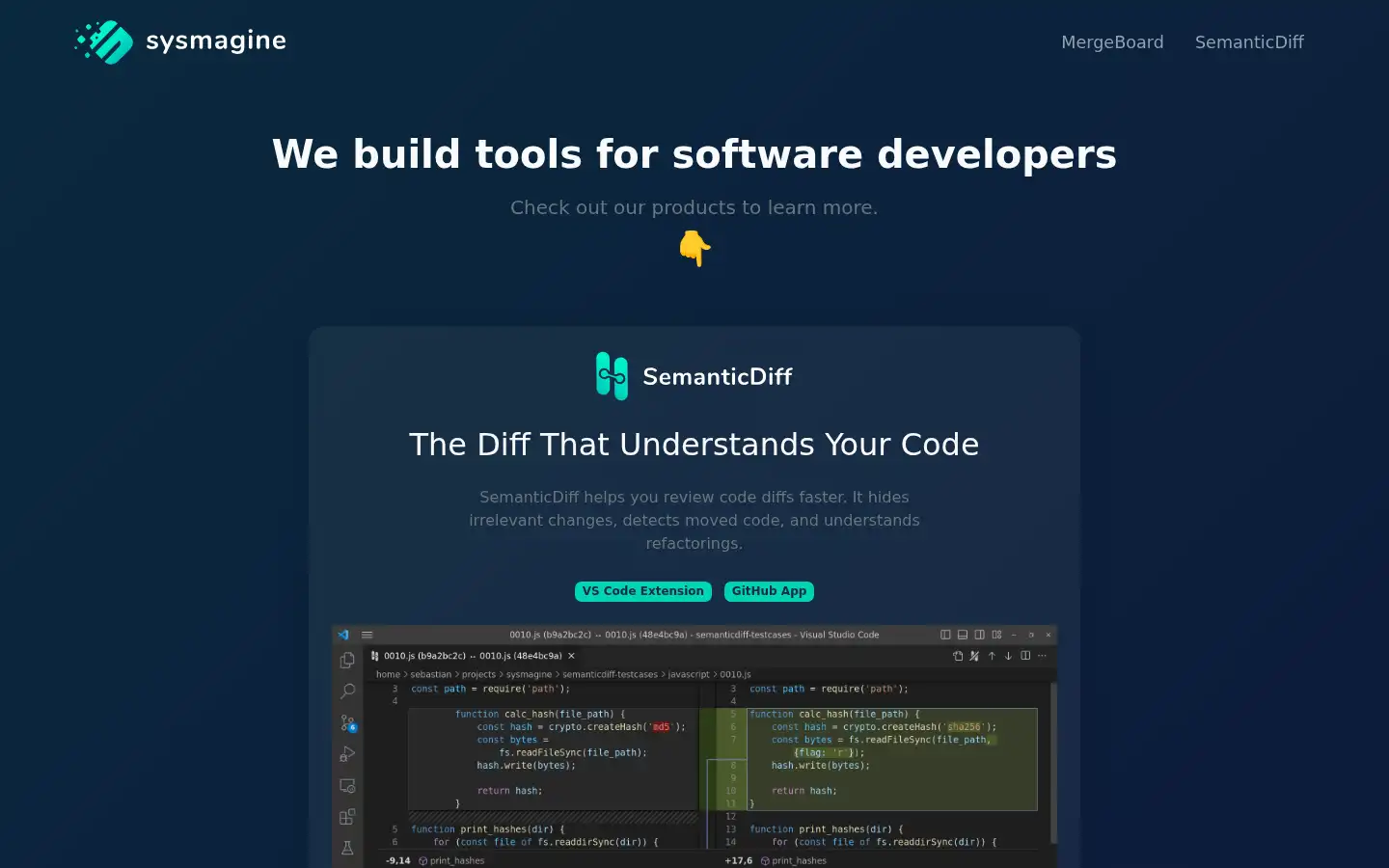 Screenshot of sysmagine.com