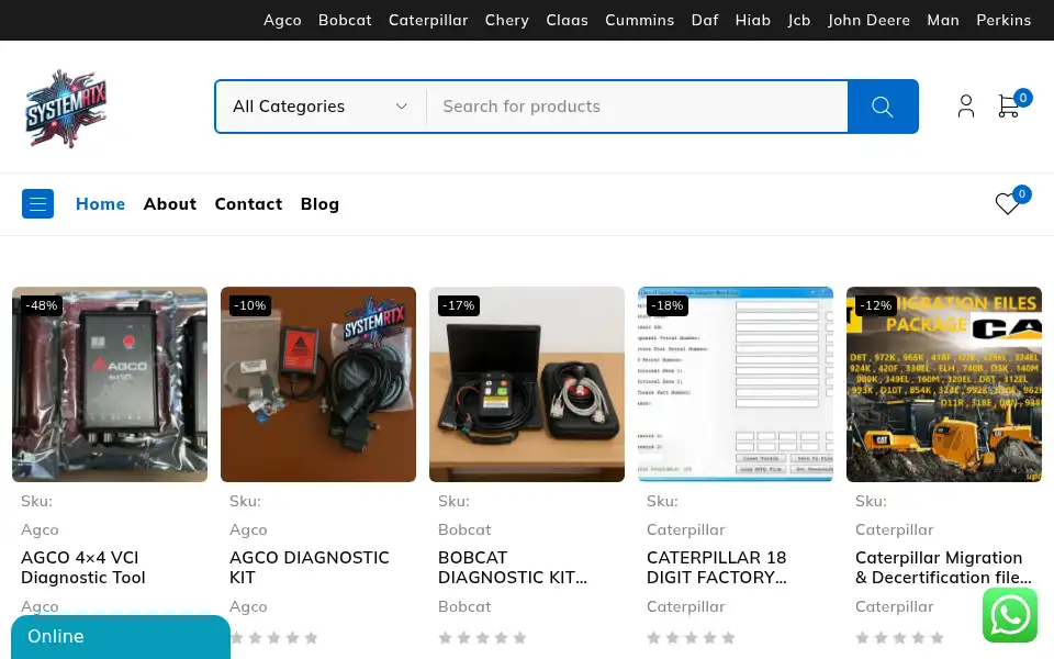 Screenshot of systemrtx.com
