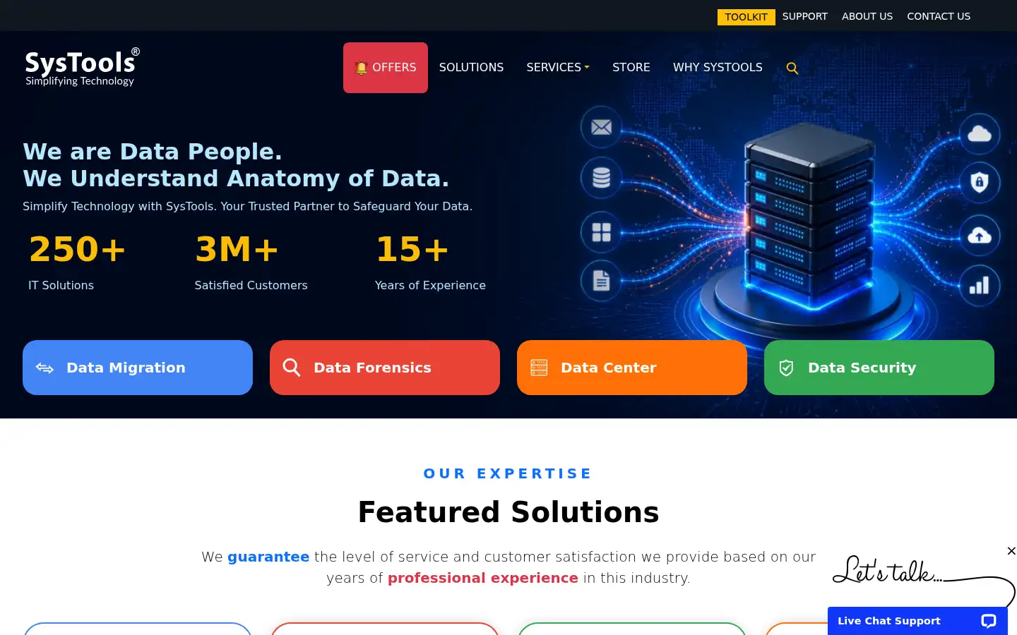 Screenshot of systoolsgroup.com