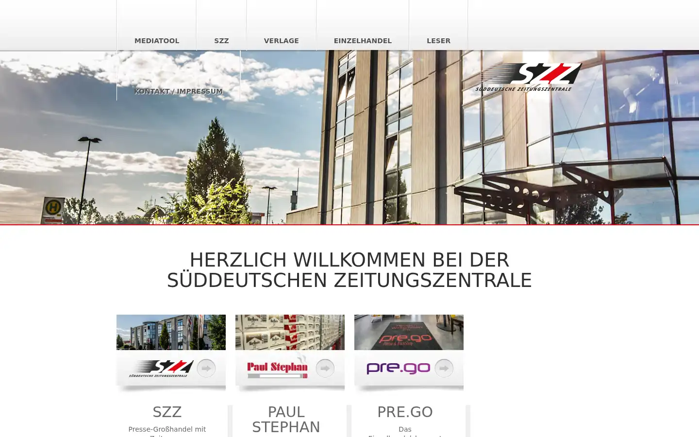 Screenshot of szz.de