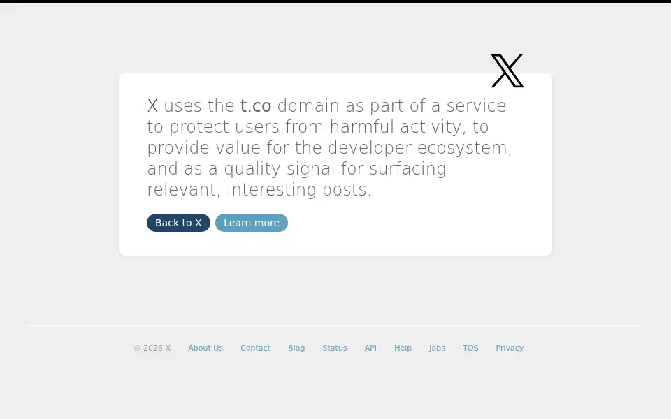 Screenshot of t.co