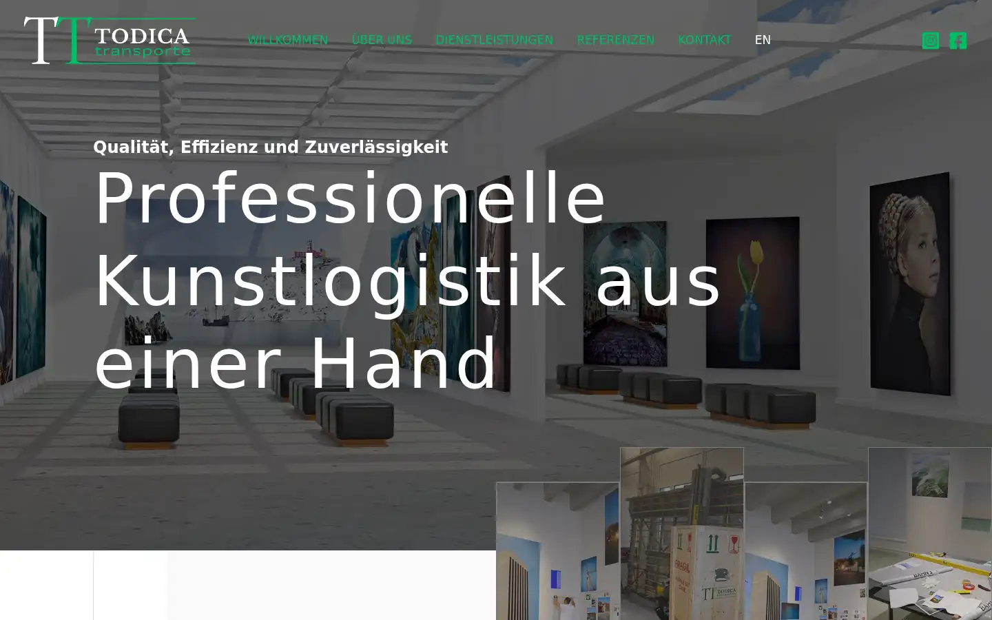 Screenshot of t-transporte.ch
