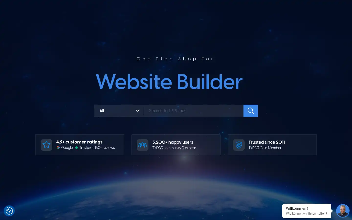 Screenshot of t3planet.com