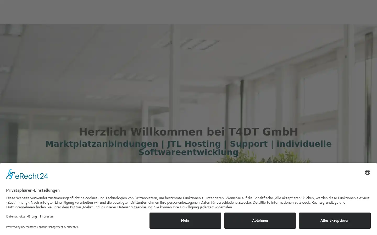 Screenshot of t4dt.com