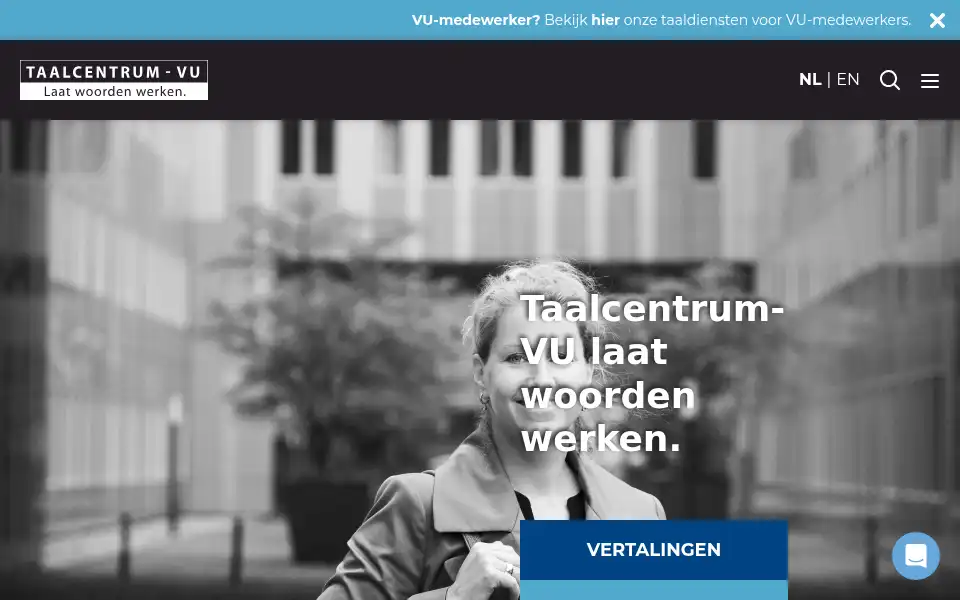 Screenshot of taalcentrum-vu.nl
