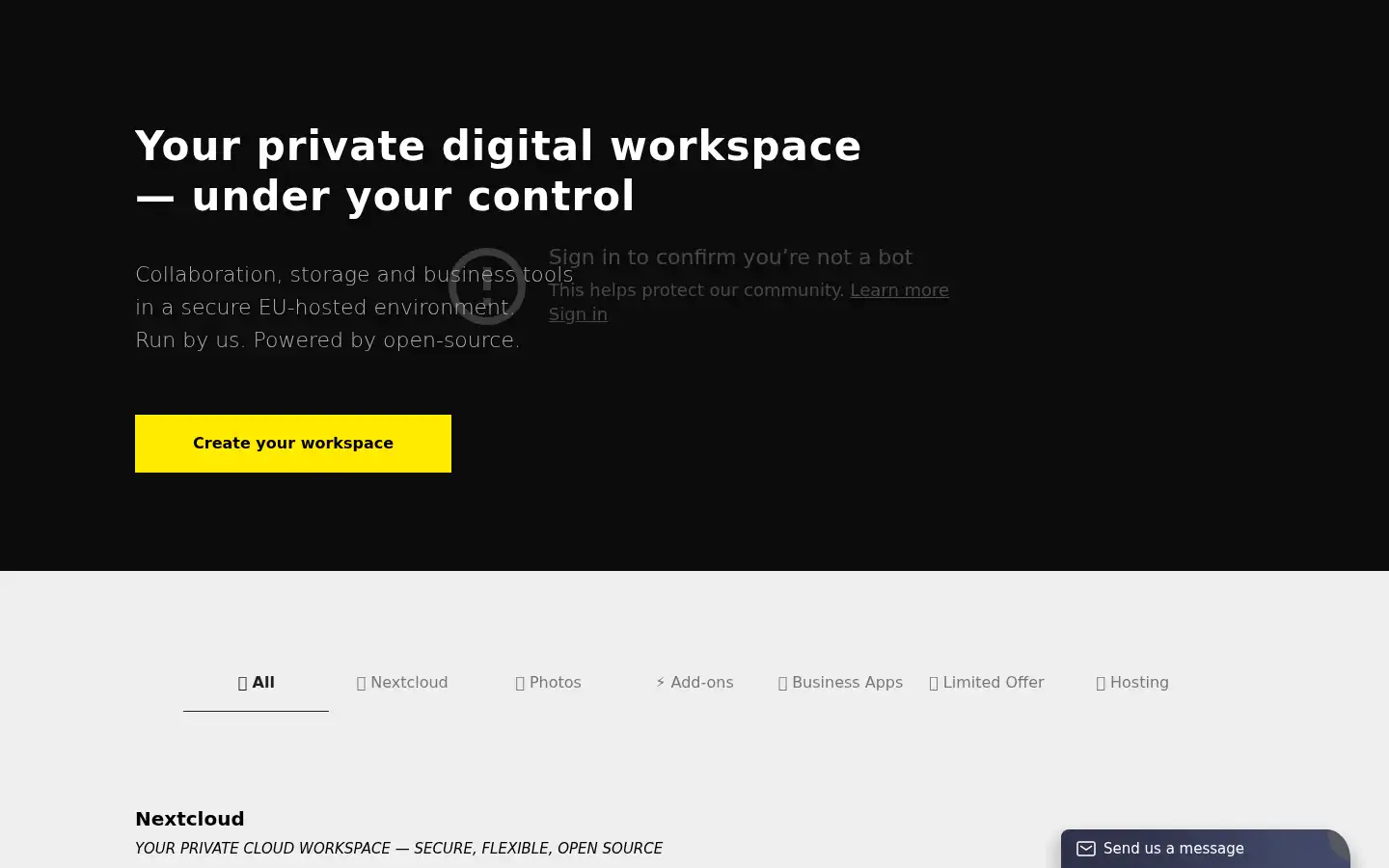 Screenshot of tab.digital