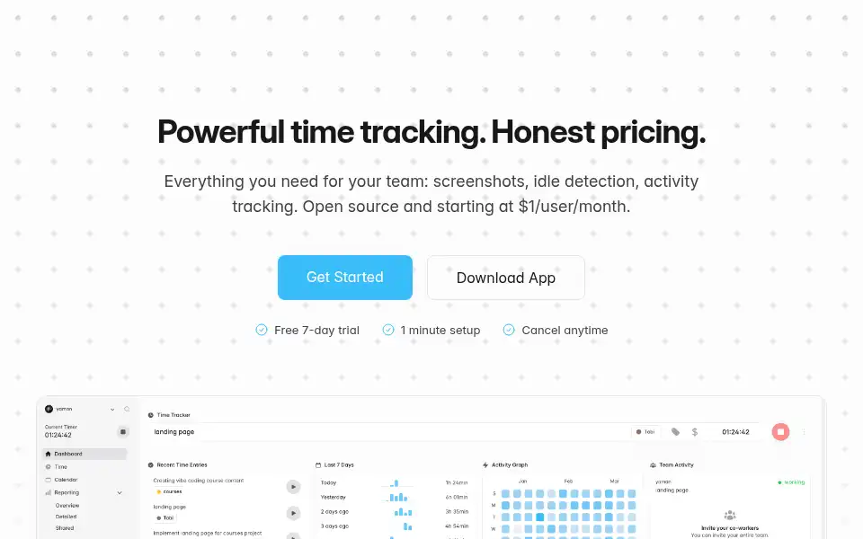 Screenshot of tabitrack.com