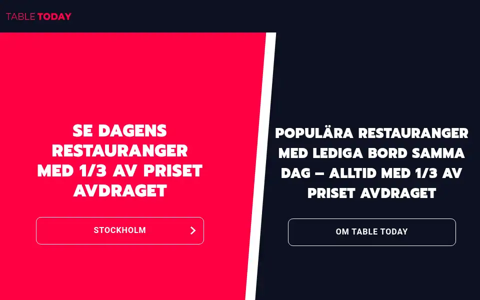 Screenshot of tabletoday.se