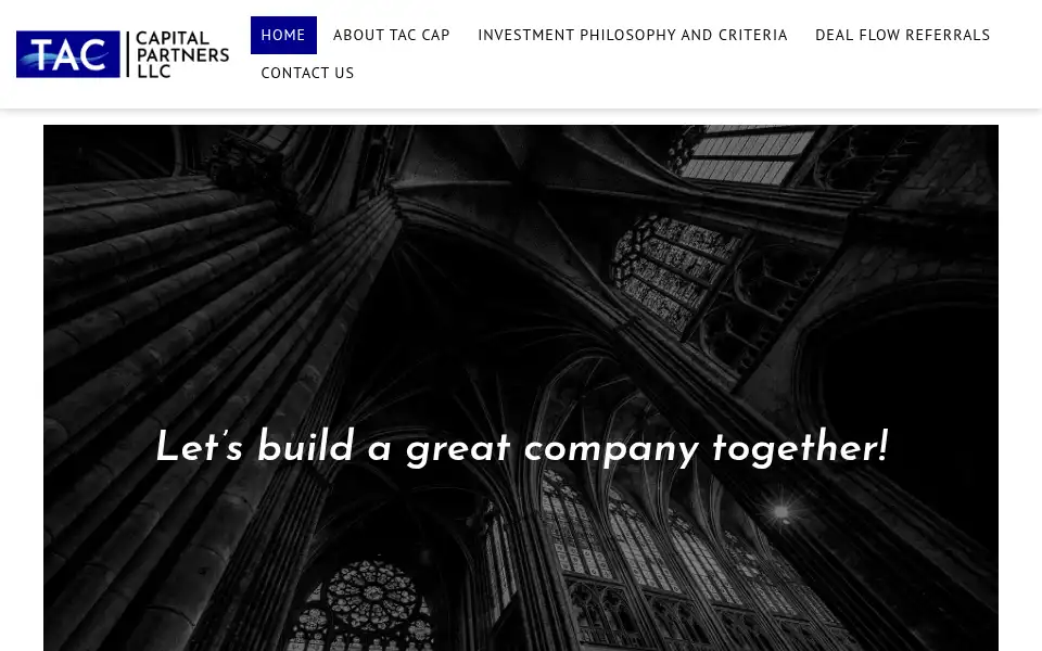 Screenshot of tac-capital.com