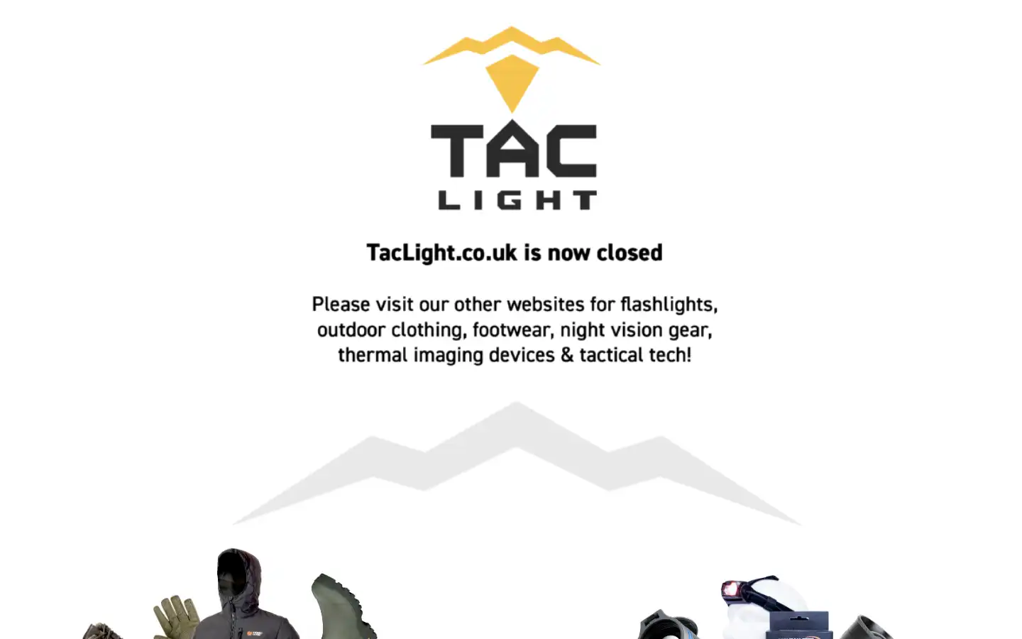 Screenshot of taclight.co.uk