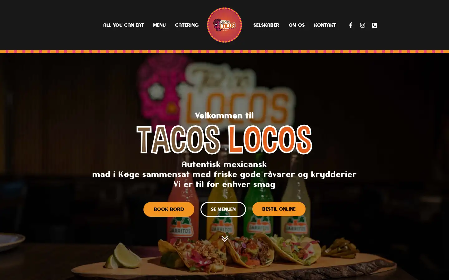 Screenshot of tacoslocos.dk