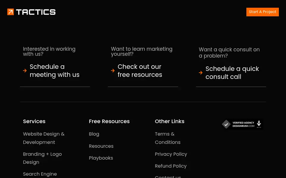 Screenshot of tactics.media
