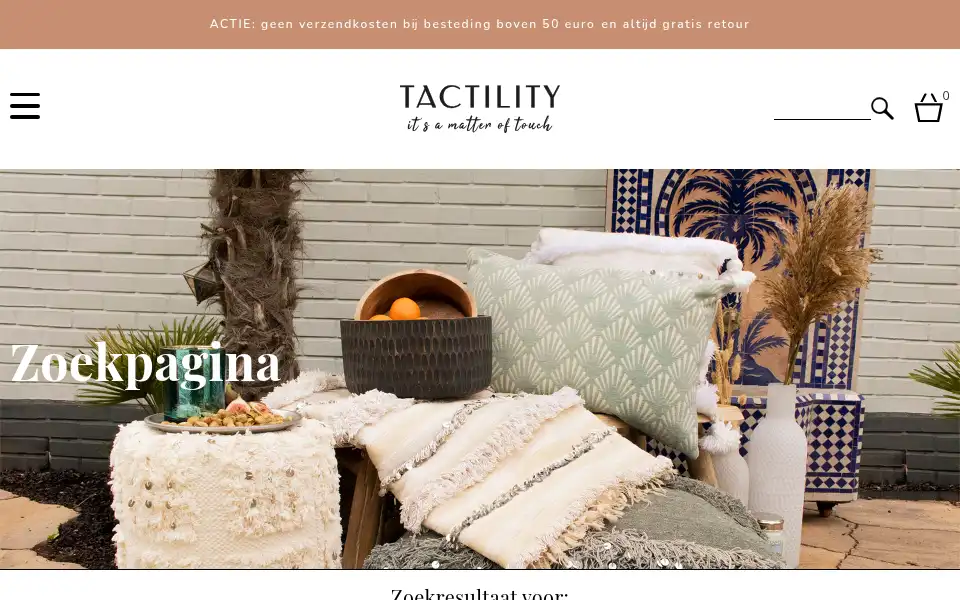 Screenshot of tactility.nl
