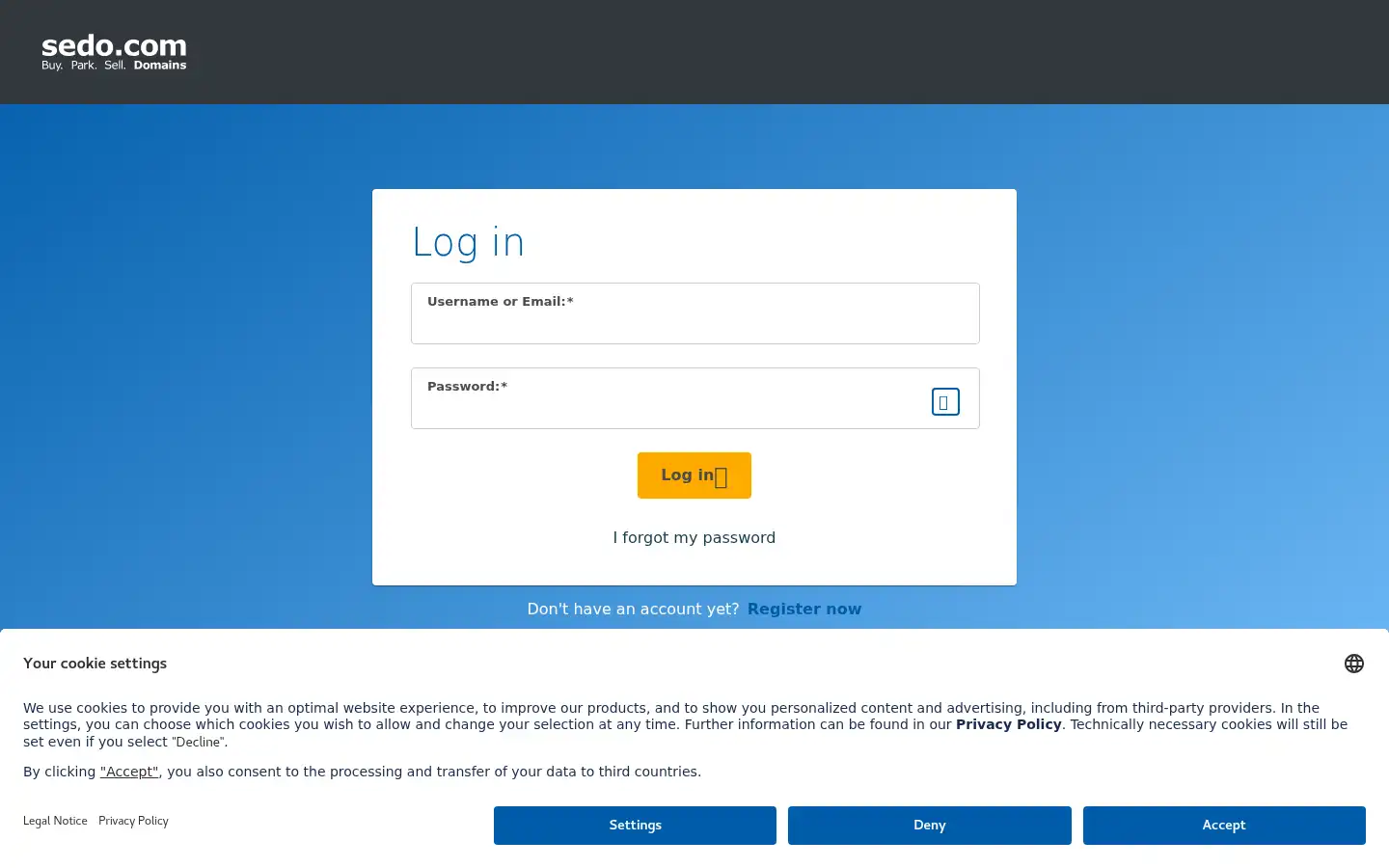 Screenshot of tacventure.de