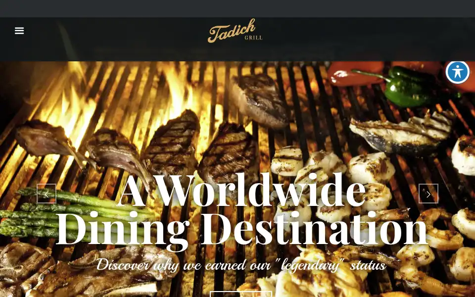 Screenshot of tadichgrillsf.com