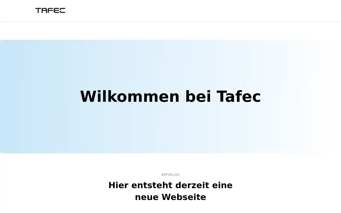 Screenshot of tafec.de
