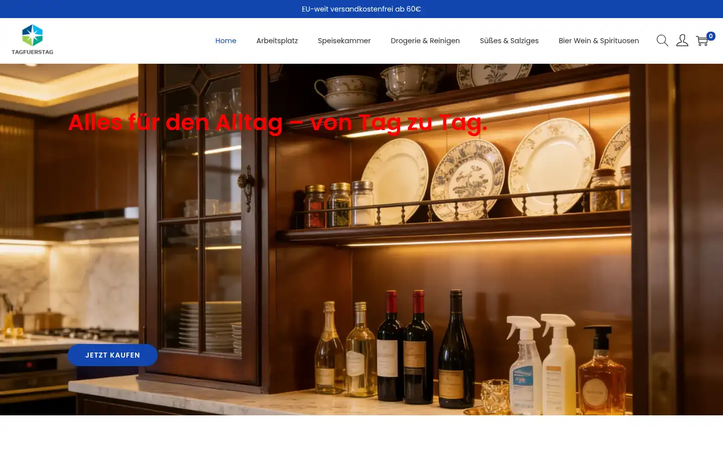 Screenshot of tagfuerstag.com