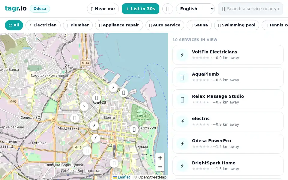 Screenshot of tagr.io