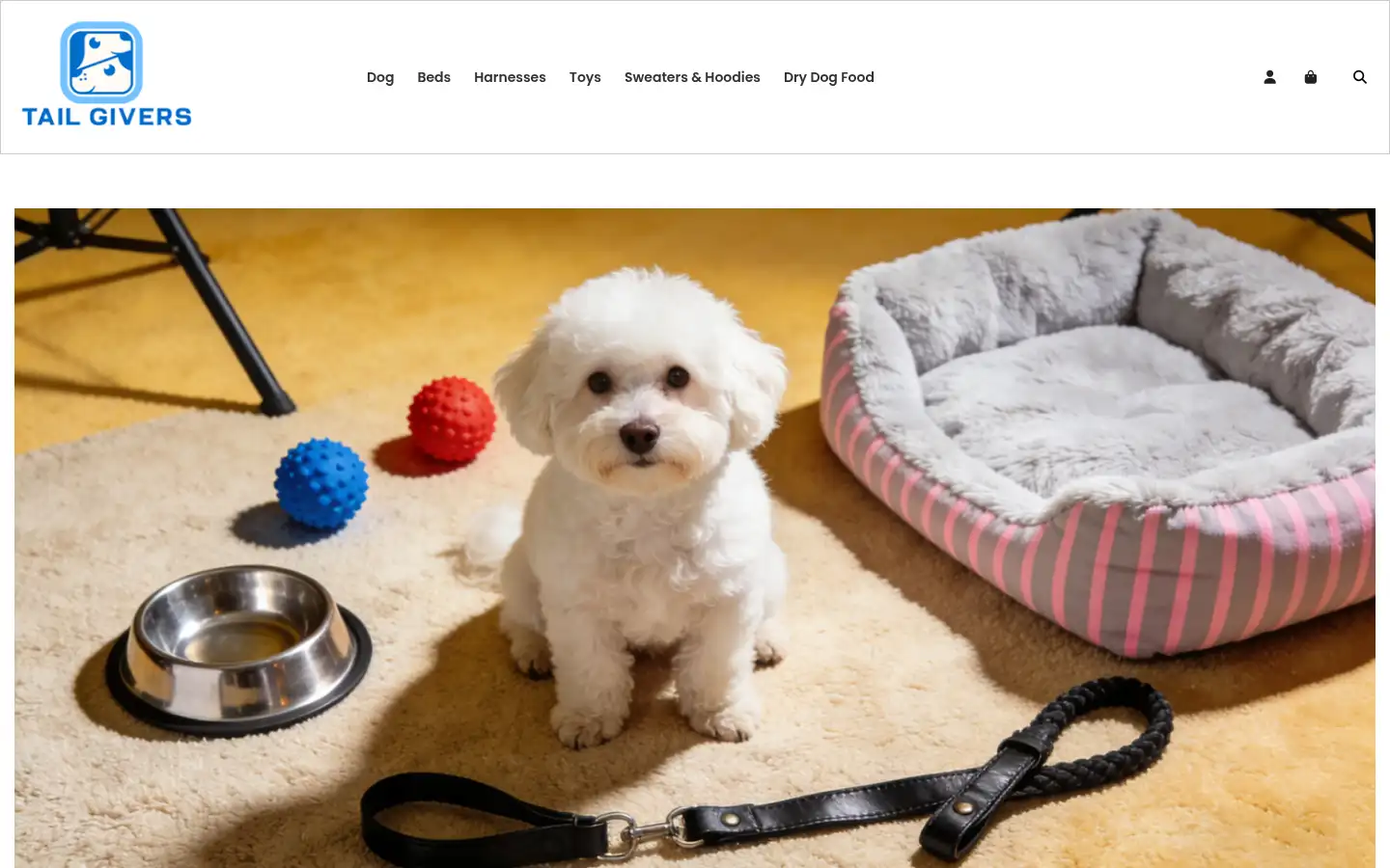 Screenshot of tailgivers.com