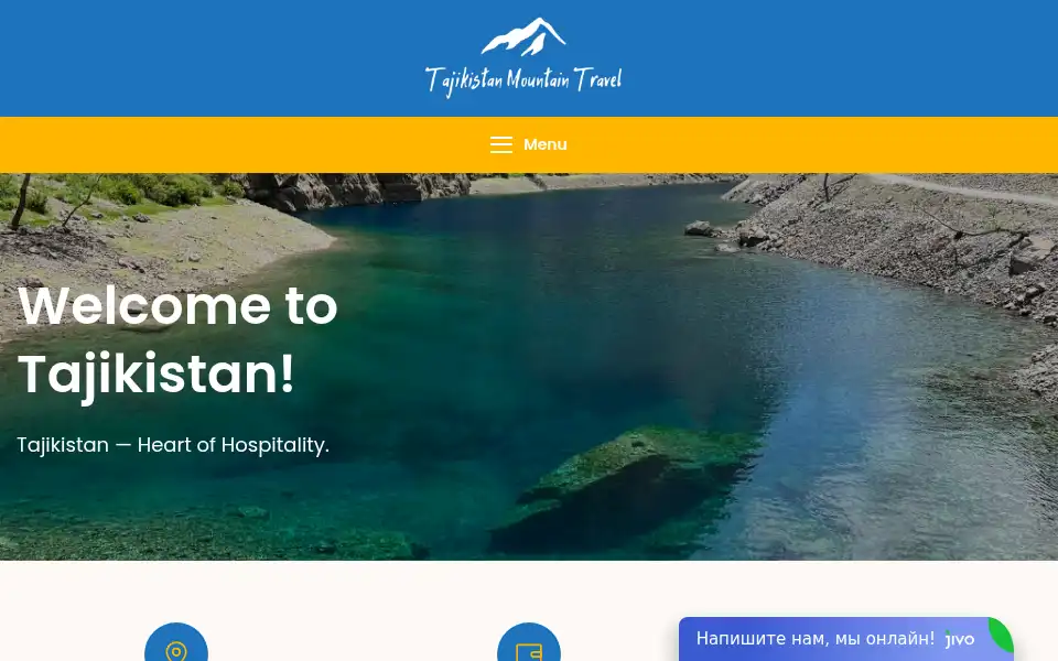 Screenshot of tajikistanmountain.com