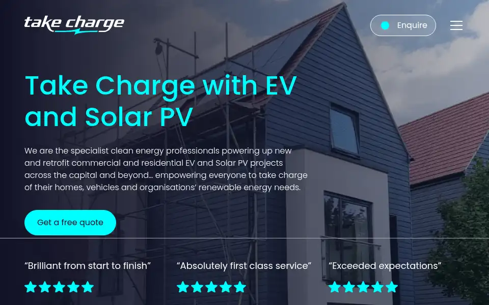 Screenshot of takecharge.london