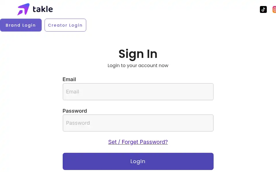 Screenshot of takle.io