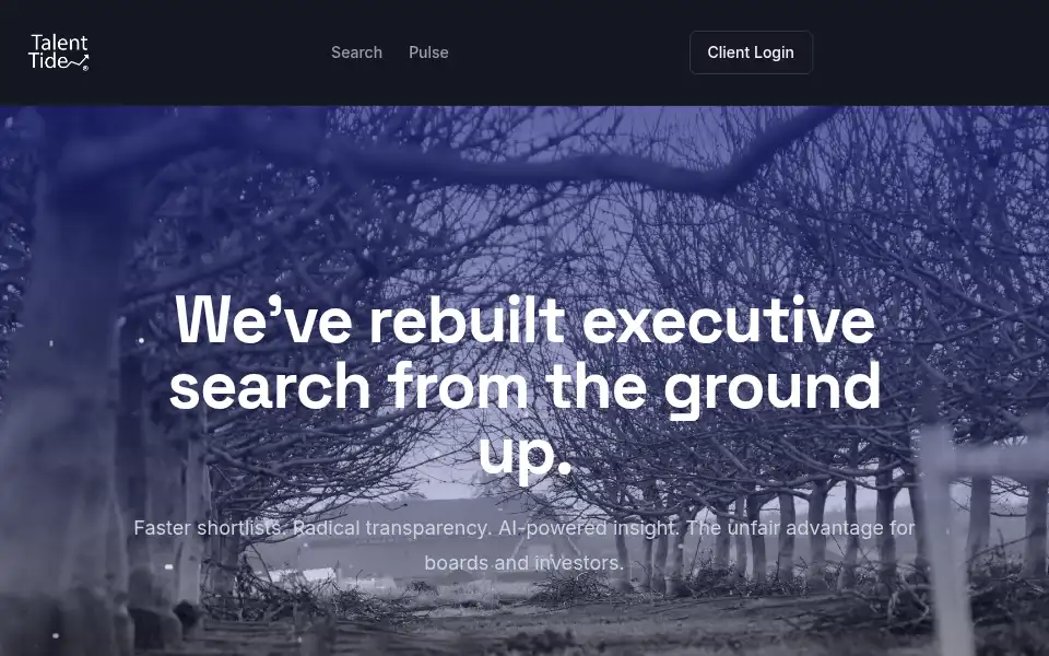 Screenshot of talent-tide.co.uk