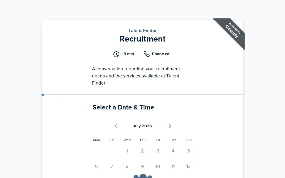 Screenshot of talentfinderuk.co.uk