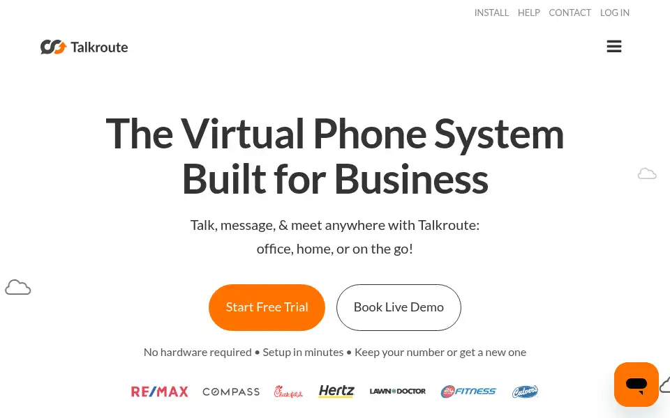 Screenshot of talkroute.com