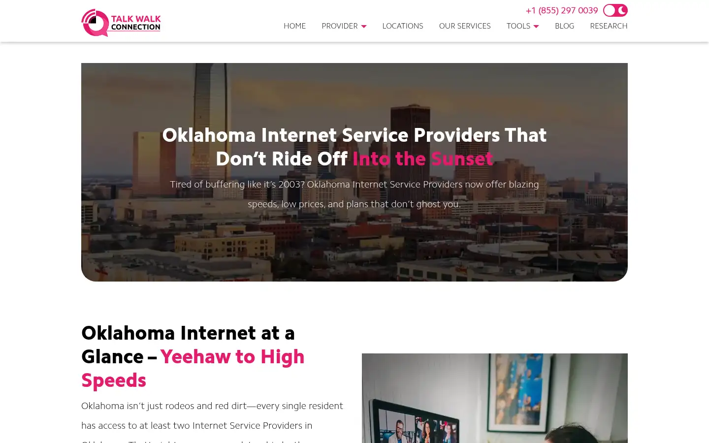 Screenshot of talkwalkconnection.com