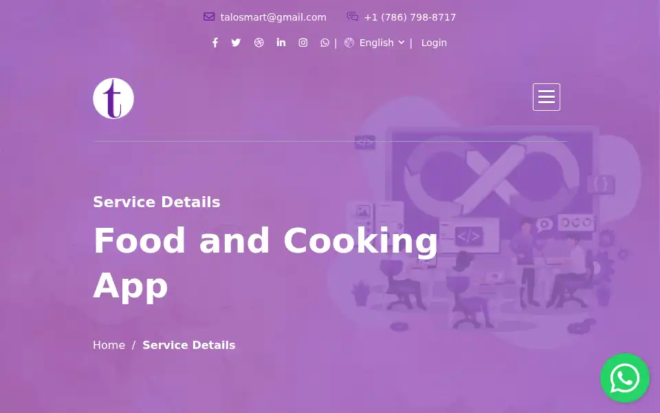 Screenshot of talosmart.com