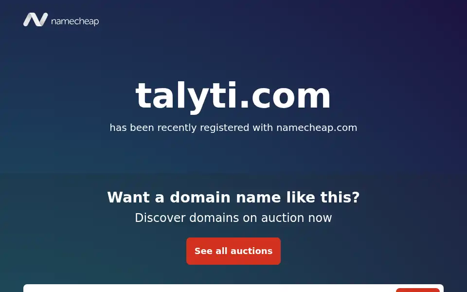 Screenshot of talyti.com