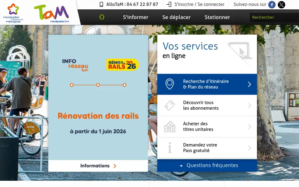 Screenshot of tam-voyages.com