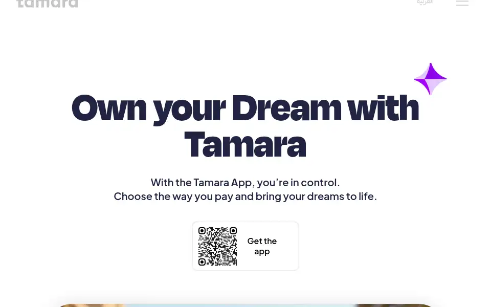 Screenshot of tamara.com