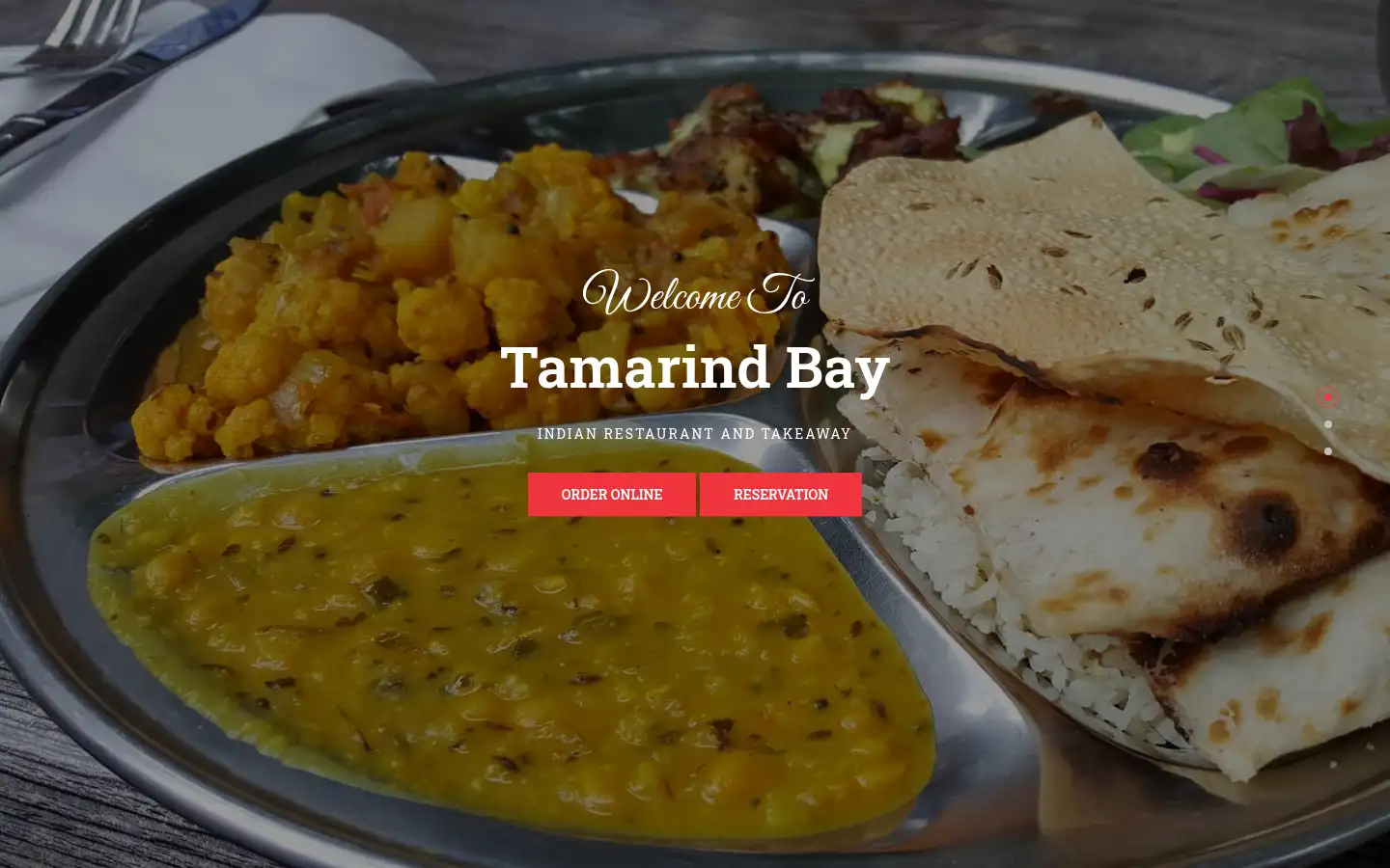 Screenshot of tamarindbay.co.uk