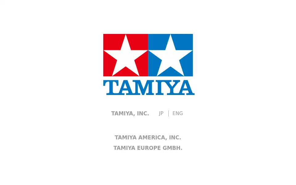 Screenshot of tamiya.com