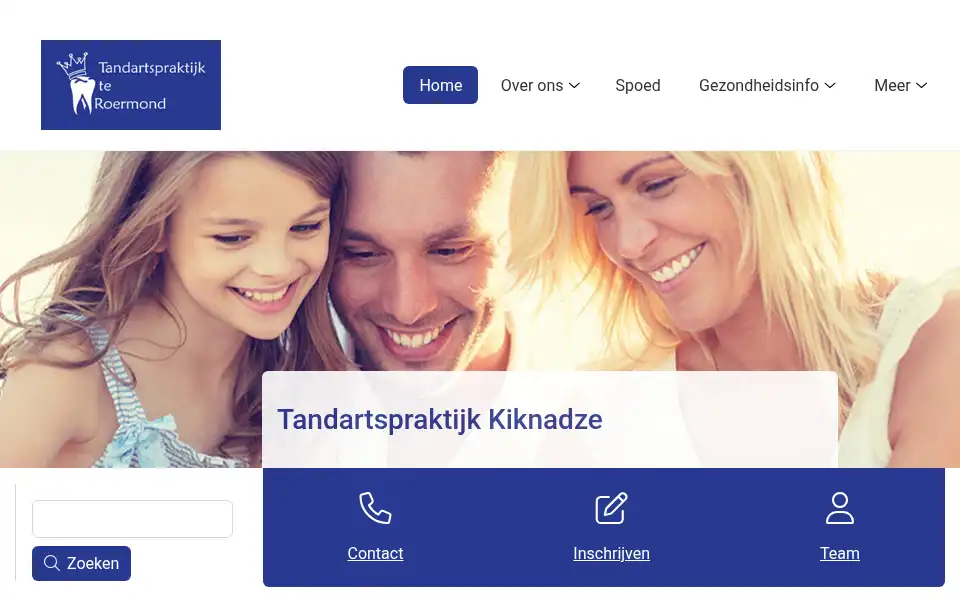Screenshot of tandarts-roermond.nl