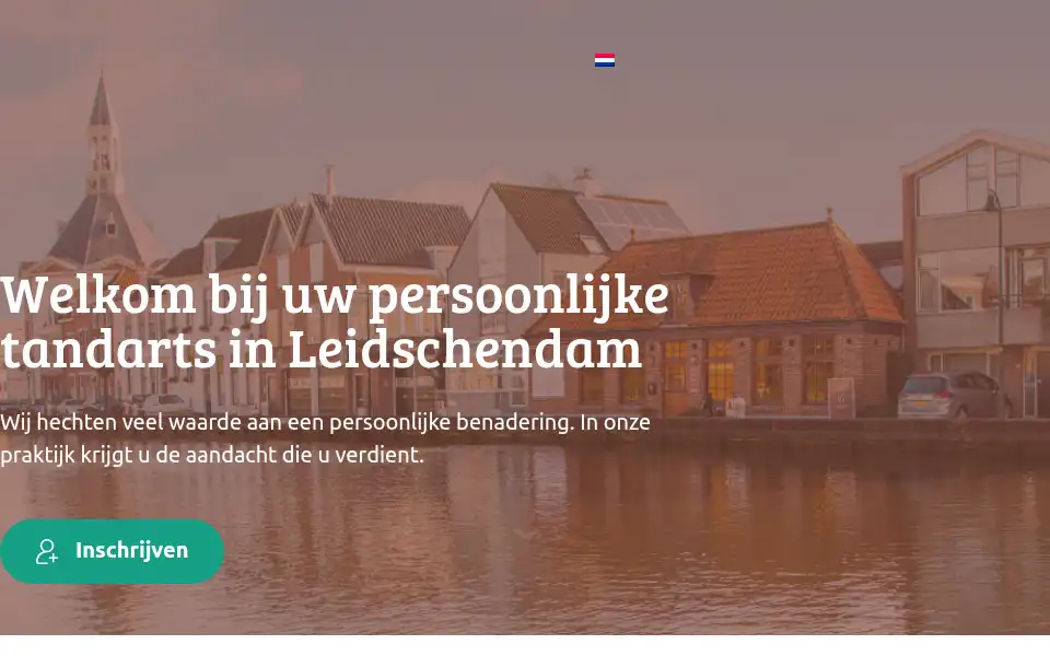 Screenshot of tandartsleidschendam.nl