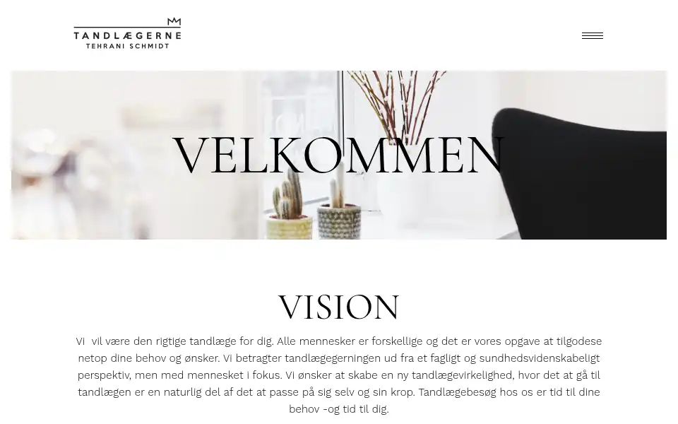 Screenshot of tandlaegerne-ts.dk