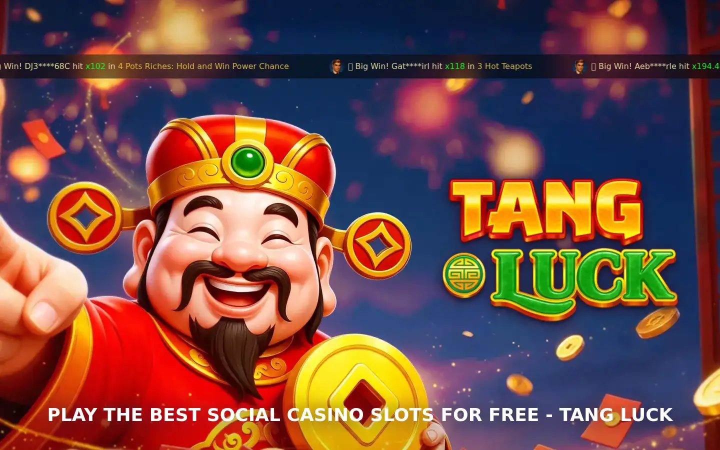 Screenshot of tangluck.com