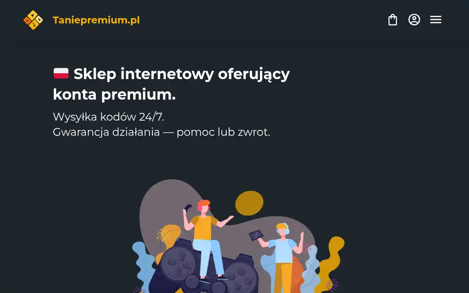 Screenshot of taniepremium.pl