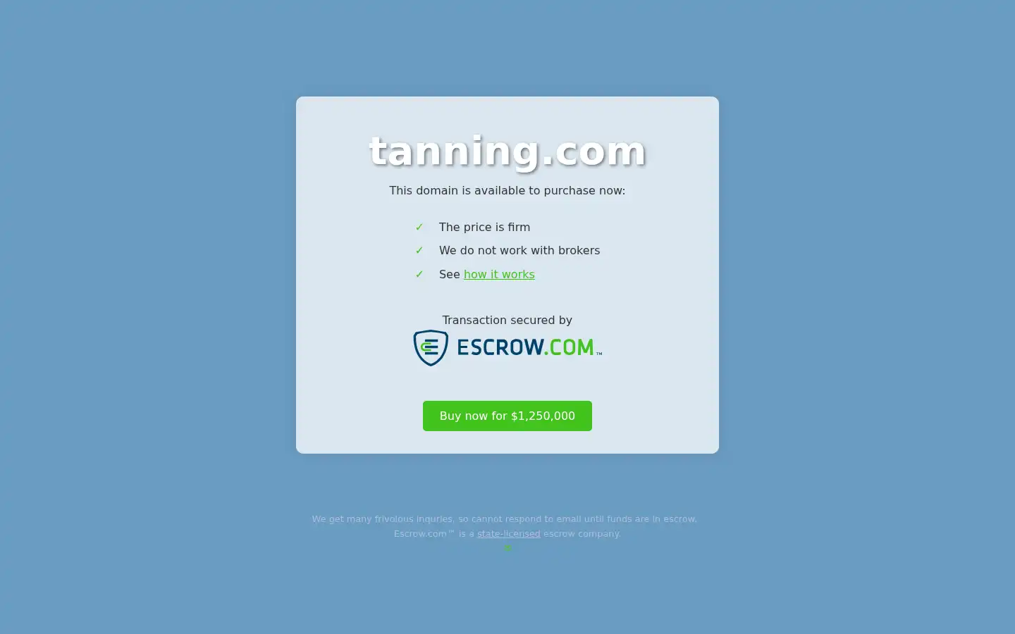 Screenshot of tanning.com