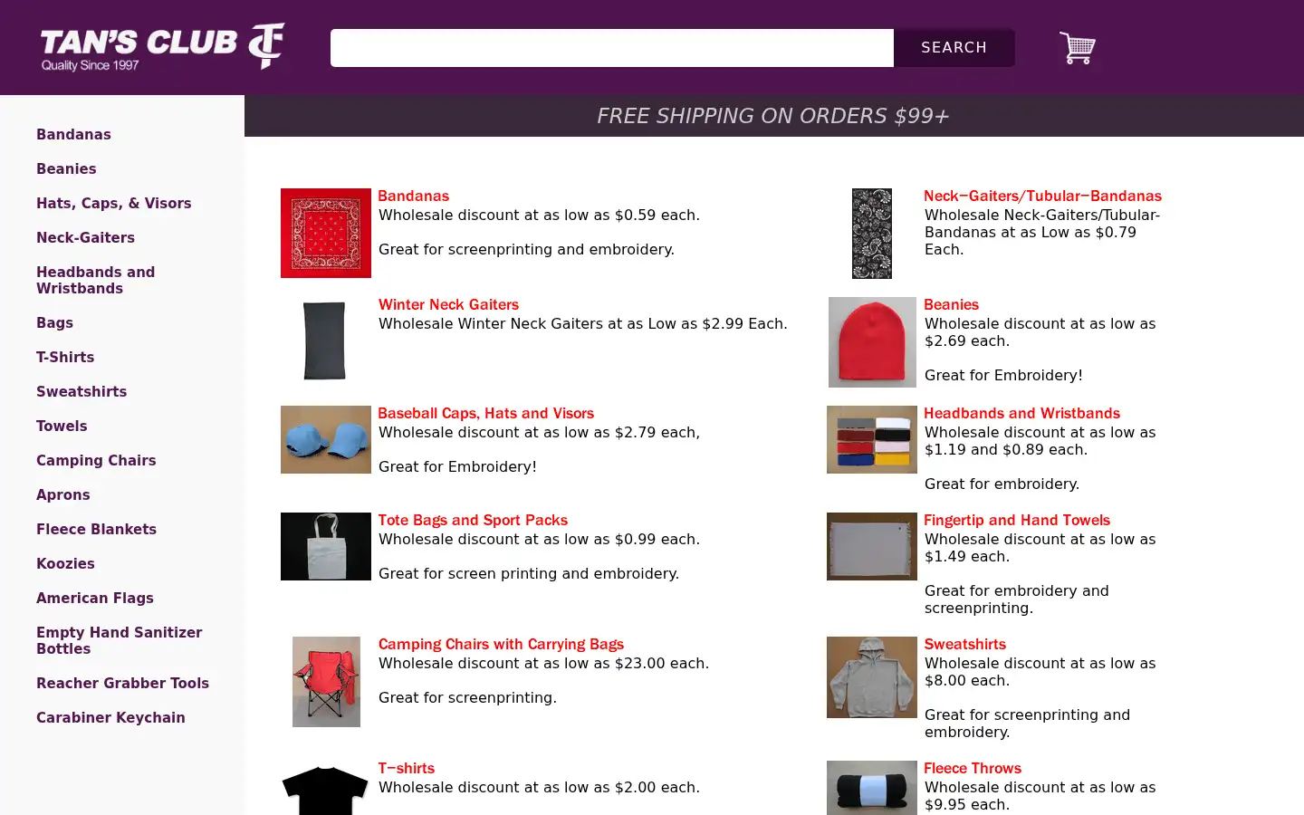 Screenshot of tansclub.com