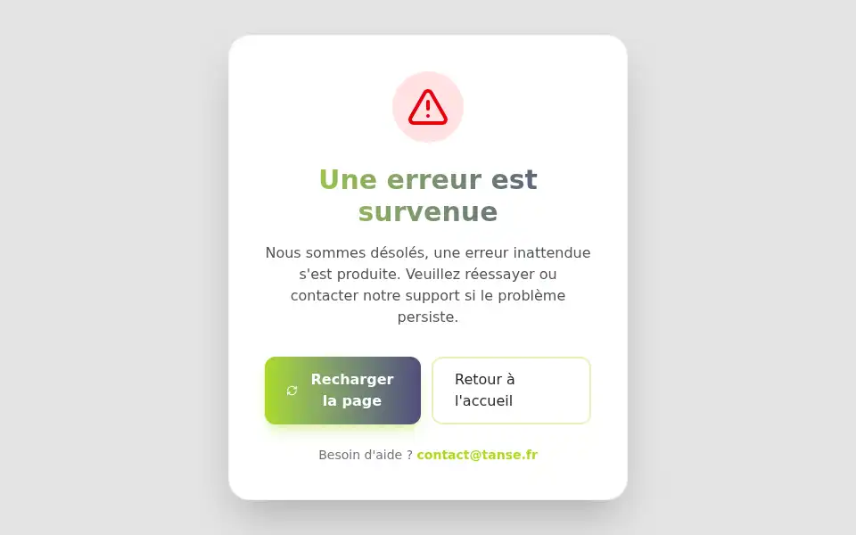 Screenshot of tanse.fr