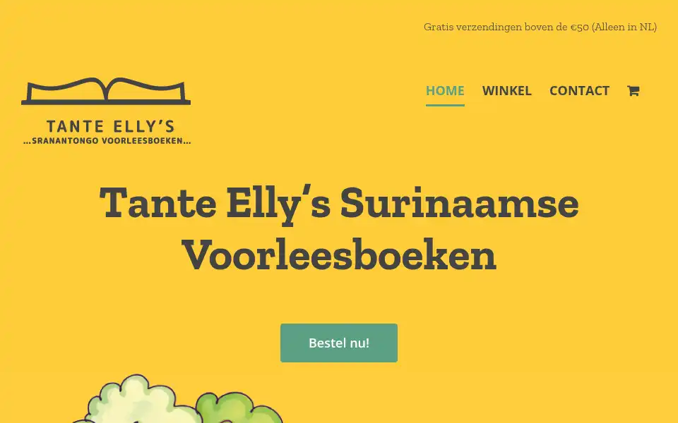 Screenshot of tanteelly.nl