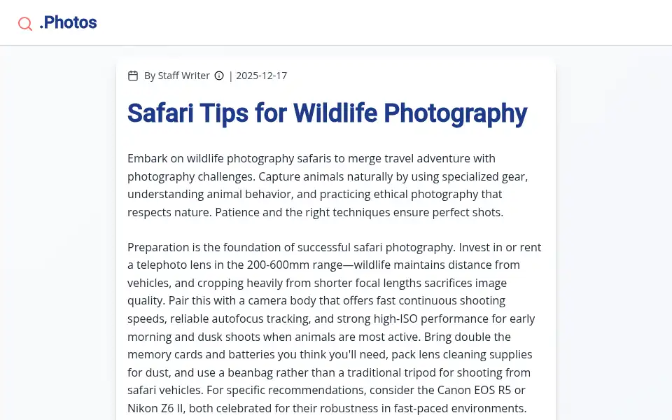 Screenshot of tanzaniatribesafari.com