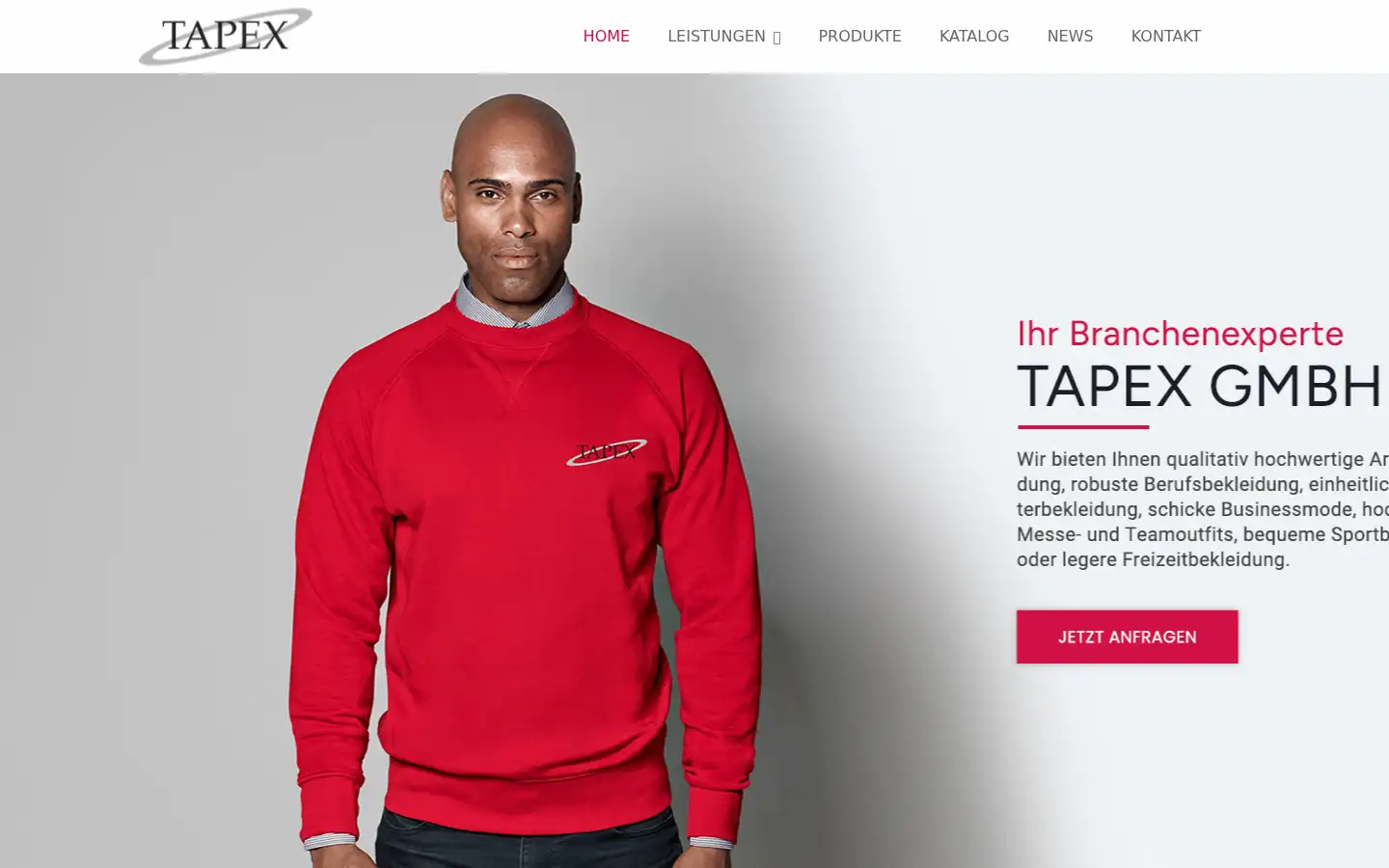 Screenshot of tapex.de