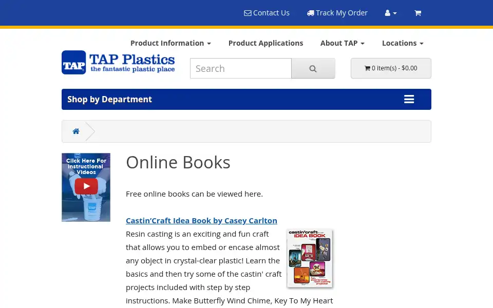 Screenshot of tapplastics.com