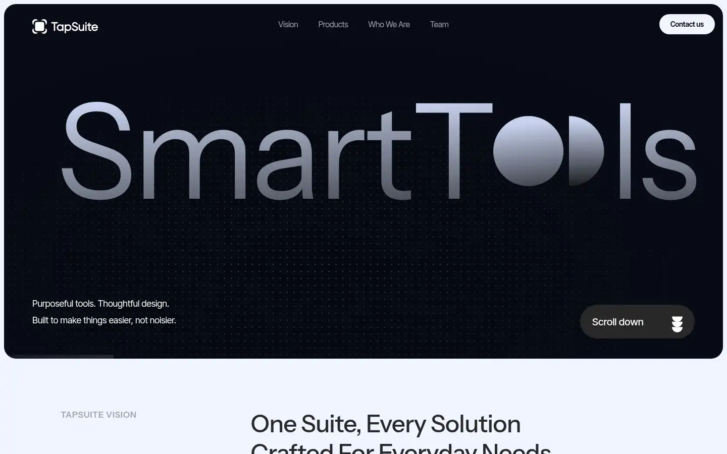 Screenshot of tapsuite.co